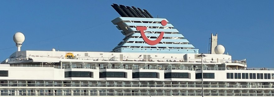 Marella Explorer docked in Fueteventura in January 2024.